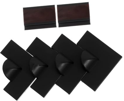 Hemobllo Protector de Esquinas para Mosquiteras de Ventana de Accesorios DIY para Marco de Ventana Fácil Instalación sin Herramientas Material Resistente Color Negro para Hogar y Cocina