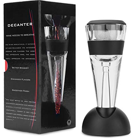 Mafiti Wine Aerator Decanter with Base for Red Wine - Birthday, Friendship, Gift, Home, Party
