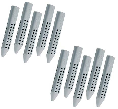 Faber-Castell 187100 - Dreieckradierer Grip 2001 (10x Grau)