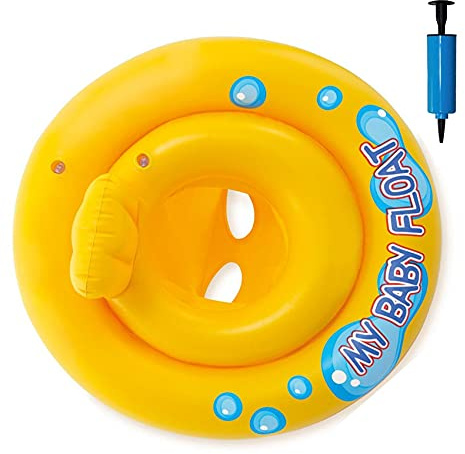 Horolas Anello di Nuoto Salvagente Neonato, gonfiabili Doppio Airbag Anello Piscina Salvagente per Bambini Neonati 6-36 Mesi
