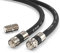 G-PLUG 10m Koaxialkabel RG6 – 135dB 4-fach geschirmt mit vergoldeten Steckern & Gummi-O-Ring – Antennenkabel für DVB-T2, DVB-C, DVB-S2 – HDTV 4K 3D – wasserdicht – Schwarz