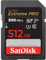 SanDisk 512GB Extreme Pro, Tarjeta de Memoria, SDXC, hasta 300 MB/s + RescuePro Deluxe, UHS-II Class 10 U3 V90