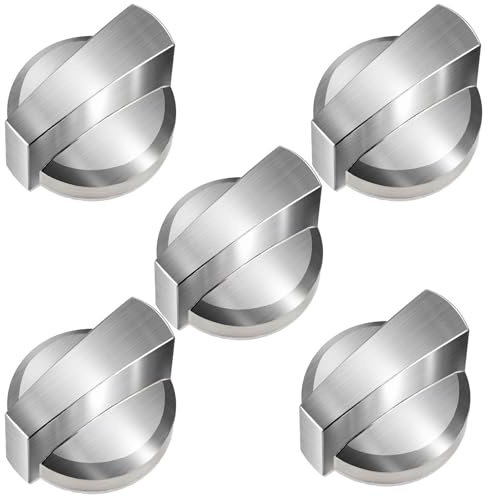 WB03X25796 WB03T10326 Knob for GE Cooktop Knobs, Gas Stove Knobs Replace GE WB03T10326 AP5986232 PS11721433 4362262, Stove Top knob Fit Models PGP976SET1SS PGP959SET1SS etc, 5 Pack