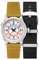 AVI-8 Flyboy Wingman Worldtimer GMT Automatikuhr für Herren, 41 mm, Lederarmband, AV-4120, Sandgrün, Zeitgenössisch