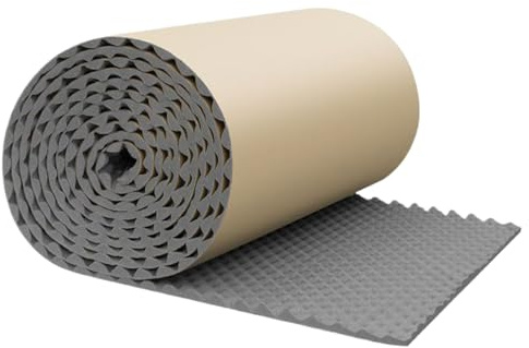 Akustische Schallschutzplatten - Innenwanddämpfungsmatten, Eierkiste Schaumgeräusch absorbierende Baumwolle, Flammhemmungsdämmungen, selbstklebende Pads | Mit Auto Studio Room Apartment Schlafzimmer F