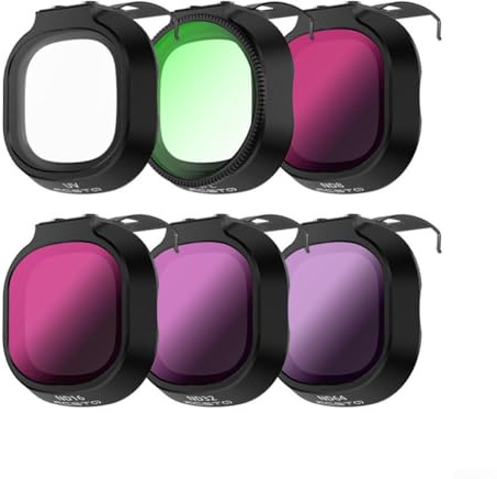 ND CPL - Set di filtri UV per DJI Neo 2, kit di lenti in vetro ottico HD multistrato, telaio in lega di alluminio, accessori per fotocamere per fotografie aeree (D)