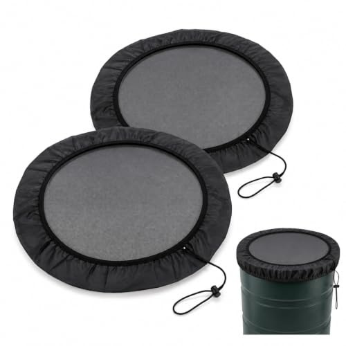Pack of 2 Rain Butt Net, Round Mosquito Protection, Adjustable, 80 cm/100 cm
