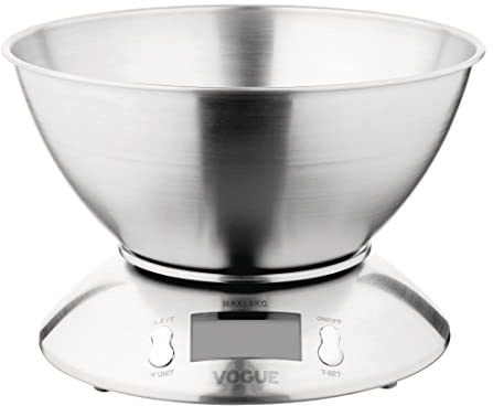 Vogue Digital Bowl Scale St/St - 5kg