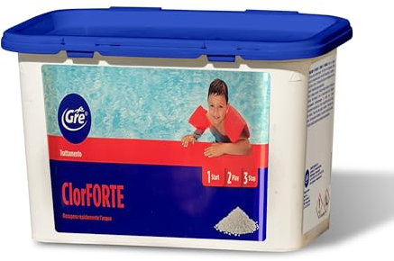 Gre 76066 ClorForte, Cloro Granulare, a Rapida Dissoluzione - 1kg
