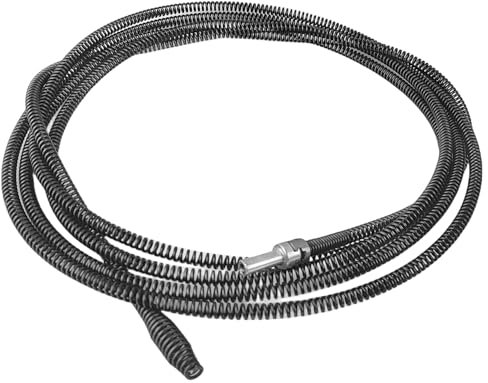 10 mm × 5 m Muelle Desatascador Tuberias, Espiral Alambre Desatascador Tuberias, Desatascador Tuberias Profesional con Accesorio de Taladro, Desatascador Fregadero para Bañera, Lavabo, Inodoro (1)