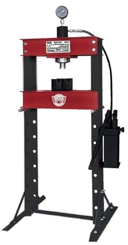 HOFFCAR Pressa Idraulica Rooks 30T Doppio Pistone Rotante con Manometro (OK-08.0131)