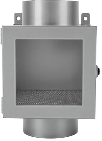 Denash Kit de Piège à Charpie pour Conduit de Sécheuse Intérieure avec Tuyau D'aération en Aluminium