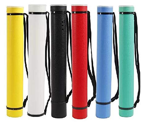 ZSHJG Röhrenköcher Bogenschießen Teleskop Pfeil Köcher Seitenköcher Rohr Pfeilköcher Rücken Pfeilaufbewahrung für Pfeile Einstellbar 62 cm bis 102 cm (Blau)