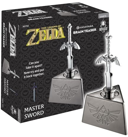 BePuzzled, Legend of Zelda Master Sword Hanayama Brain Teaser, Mensa Rated Level 6, for Ages 12 and Up