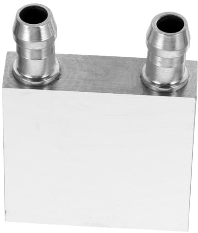 FELTECHELECTR Aluminum Cpu Waterblock 40x40mm Small Radiator Liquid Cooler Gpu Water Cooler Pc Cooling Accessory Side Outlet for Efficient Heat Dissipation