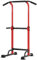 soges Dip-Station Kraftturm mit Klimmzugstange Multifunktions Krafttraining klimmzugturm,Ideal für Home-Gym,Rot und Schwarz