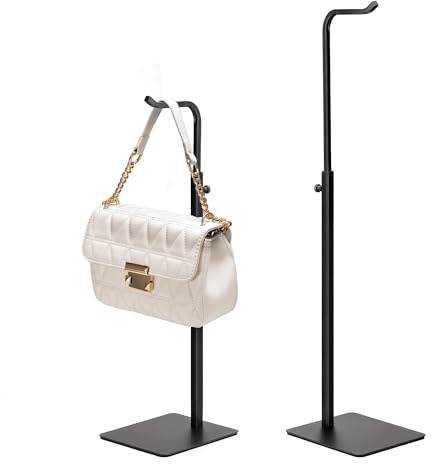 Josmimic Soporte de exhibición para bolso negro, paquete de 2