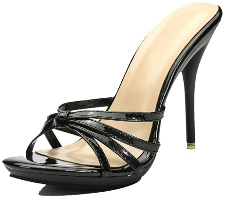Miyoopark Mules sexy pour femme avec talon aiguille Mule d'été