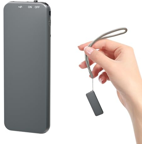 40H Dictaphone à Réduction de Bruit, 64GB Howabo Appareil D'enregistrement avec Activation Vocale en Boîtier Métallique, USB C Enregistreur Audio Parfait pour Réunions Interviews Cours