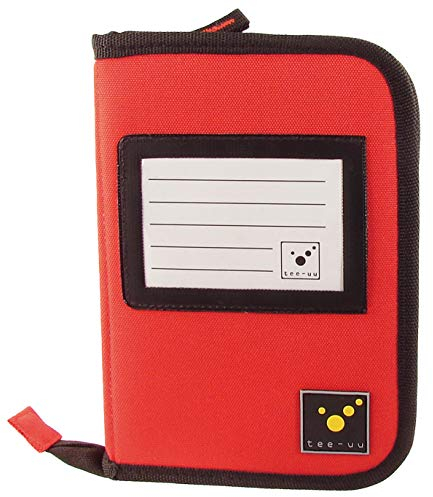 tee-uu DRIVE Organizer DIN A6 (rot und schwarz) (rot)