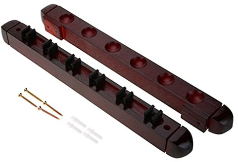 Fafeims Holz Snooker Billard Bar Lagerregal Queue Clip Halter Wandregal Billard Rod Keeper