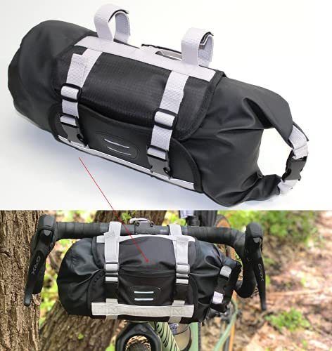 QMBasic Lenkertasche oder Satteltasche Auswahl | MTB Racing Gravel Bike Fahrrad Tasche (Lenkertasche)