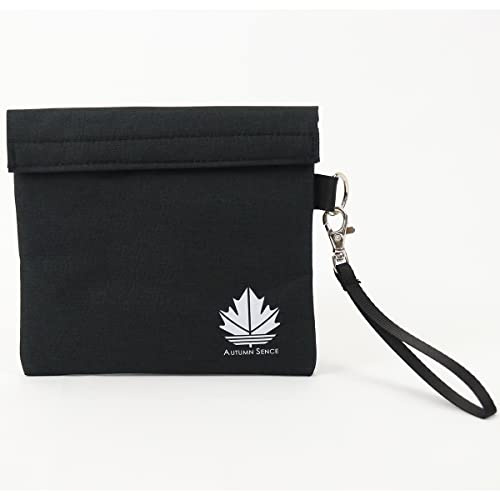 Bolsa a prueba de olores de 7x6 pulgadas, el olor apestoso y maloliente en un saco de almacenamiento hermético con forro de carbono, contenedor premium sin olor con divisor de malla