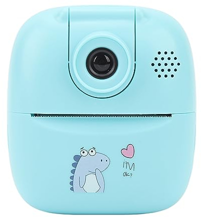 Fotocamera Istantanea con Stampante Termica IPS 1080P 44MP da 2,0 Pollici per Bambini Fotocamera Digitale FHD con Batteria da 15 Ore Ampia Applicazione Comodo da Trasportare