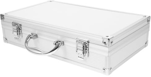 MAGICLULU Maletín Micrófono Portátil Rígido con Asa Caja Protectora para Micrófonos Inalámbricos Resistente Golpes y Arañazos Almacenamiento Seguro para Voz y Grabación de Música