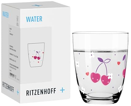 RITZENHOFF Christine Kordes 8361014 - Bicchiere da acqua da 210 ml, motivo colorato per bambini pieno di fantasia e avventura, prodotto in Germania