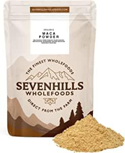 Sevenhills Wholefoods Bio Roh Maca Pulver 3kg aus Peru | Reines Maca-Wurzelpulver | Vegan | Glutenfrei, gentechnikfrei | Koscher