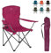 Highlander Camping Chair - Compact & Lightweight Folding Chair, 2.2kg, Portable Chair for Outdoors, Durable Steel Frame Arm Chair with Cup Holder