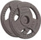 GYM MASTER Pair of Tri Grip 2 Olympic Weight Plates in Cast Iron - 5kg