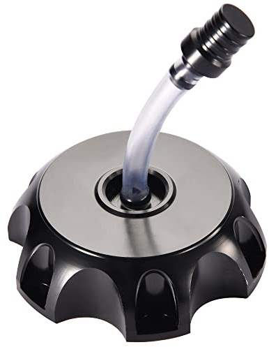 WOOSTAR CNC Couvercle de Bouchon de Réservoir D'essence Remplacement pour TaoTao Roketa Apollo SSR 50cc 70cc 110cc 125cc 150cc ATV Dirt Bike Pit Bike Noir
