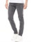 Smith & Solo Jeans Herren - Slim Fit Jeanshose, Hosen Stretch Modern Männer Straight Hose Cut Basic Washed (33W / 34L, Alex Grau)