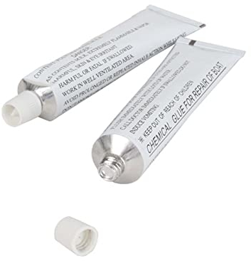 Amesor 2 Stück PVC Schlauchboot Reparaturset Kleber - Vinylkleber Stark Haftender Hochleistungskleber | Flickzeug Luftmatratze Kleber Für Pool Boote Kajaks | Für Schlauchboote, Schwimmbäder, Kajaks