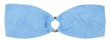 Women' Secret, Mujer, Top Bikini Bandeau Azul Arandela, Dream Blue, 85B