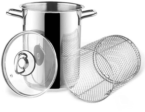 Pentola per asparagi con deckek in acciaio inox, 16 cm, ANETT 4,2 l