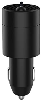 KACEPAR Purificador de aire para coche, ambientador iónico, purificador portátil de coche, limpiador ionizador para eliminar olores de coche