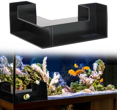 Editbar Aquarium Unterirdischer Tunnel - Aquarium Dekoration, Fisch Und Garnelenversteck Versteck, Aquarien Zubehör, Garnelenhöhle Versteck, für Süßwasser und Meerwasser-Aquarien