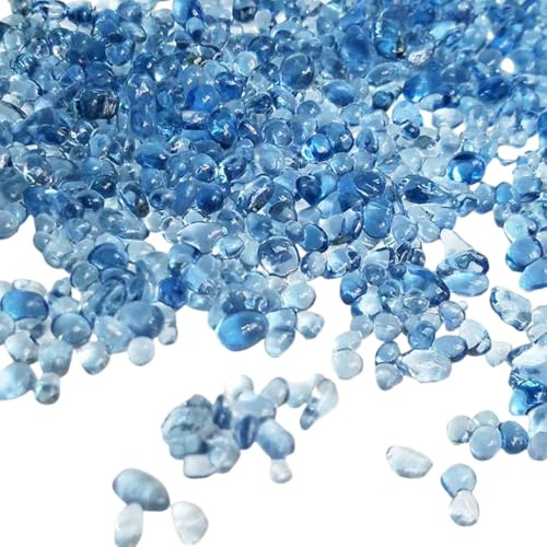 Geavonyg COLLAS COLORIFICADAS Gravas De Gravas para Personalizar Agua Dulce O Los Acuarios Agua Salada Cuentas Vidrio Paisajismo Paisajismo Grava Inferior Grava
