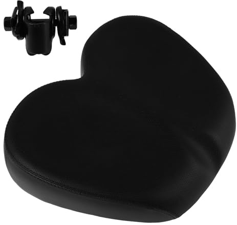 TOPBATHY Siège de Vélo sans Nez Large Antichoc Coussin Confort Ergonomique pour Homme et Femme Selle Vélo Amortissante Adaptée VTT