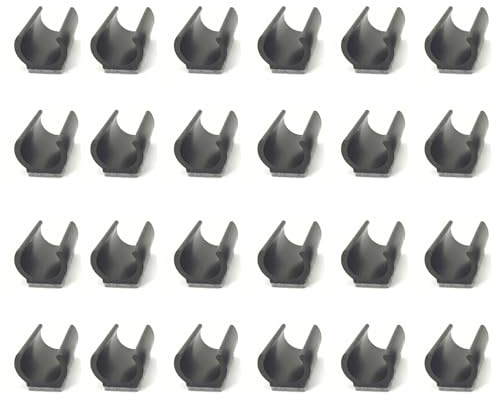 Almohadillas de Tubo de Silla 24-25 mm, 24PCS Deslizadores de Fieltro