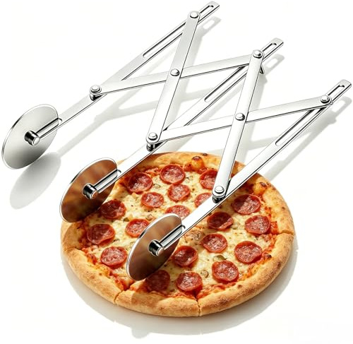Strumento per tagliare la pasta, ruota per tagliare la pasta in acciaio inox Strumento per tagliare la pasta Pieghevole Pizza Slicer Pasta Wheeling Cutter Rullo per tagliare la pasta