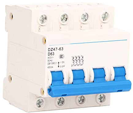 4P Leitungsschutzschalter 63A AC 400V Stromkreisschutzschalter Überlastschutzschalter