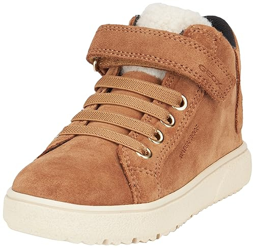 Geox J THELEVEN Girl WPF, Zapatillas para Niñas, Whisky, 35 EU
