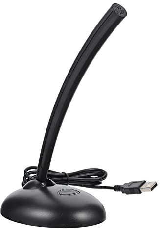 Mobestech Microphone USB pour Ordinateur Portable Bureau Micro pour Enregistrement De Cours Ligne Et Jeux