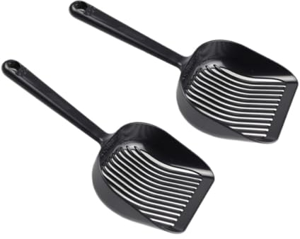 Ipetboom Sieb 2St Schaufel für Katzenstreu dustbin mülltütenhalter katzentoiletten müllgreifer katzentoillette Metallsieb Handlich Kätzchen Hamster Reinigungsschaufel Poop-Schaufel Plastik