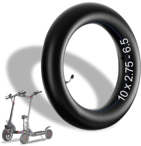 Felixstory 10x2.75 10 Pulgadas Scooter Cámara de Aire Compatible con Neumáticos Externos 255x70, 70/65-6.5, Adecuado para Smartgyro Speedway v2/v3, Dualtron 3