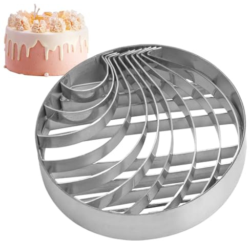 Concha-skärare, mexikanskt bröd, concha-form – 2-sidig brödstämpel av rostfritt stål | kakmått för bröd, smörgås, fondant, kex, concha-skärare av metall